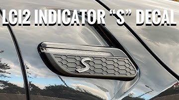 LCI2 INDICATOR “S” DECAL INSTALL