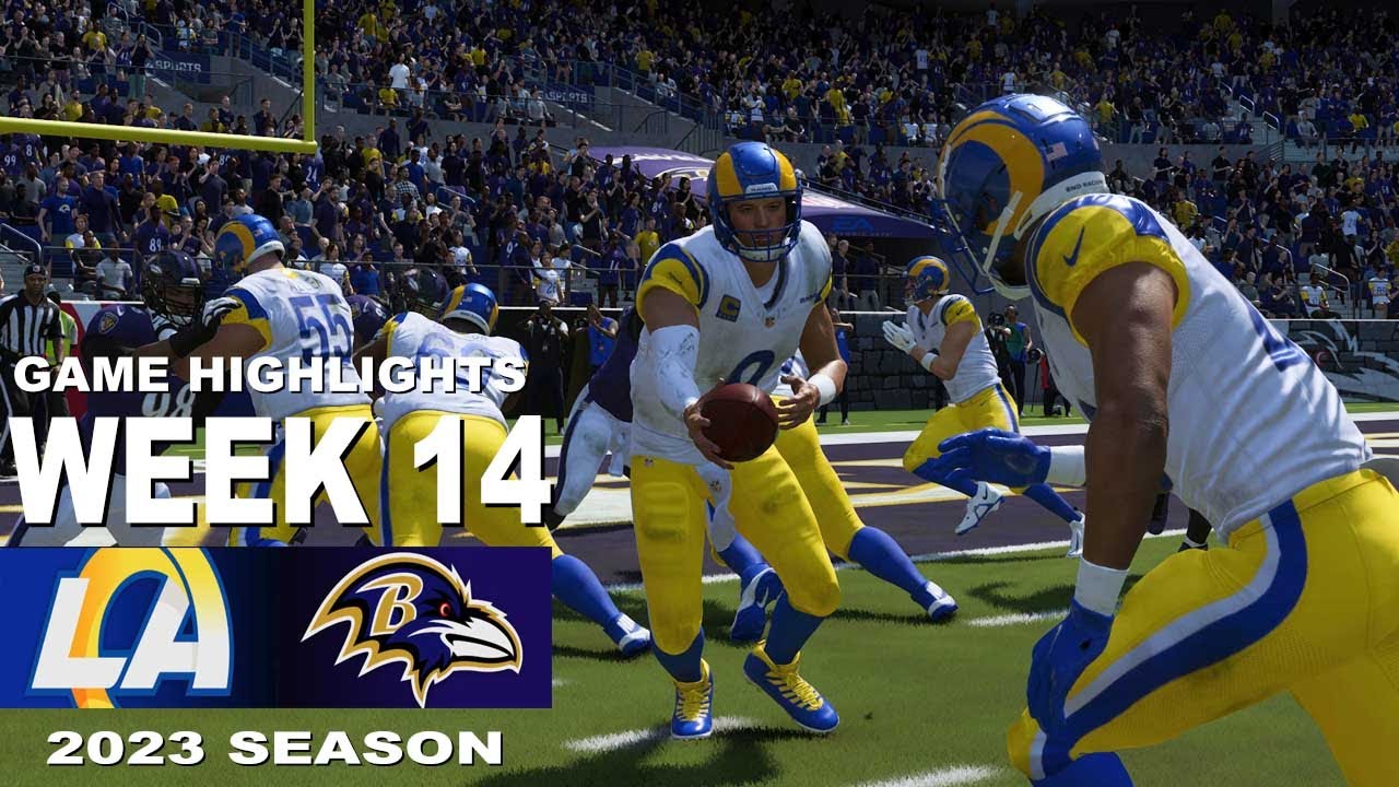 Los Angeles Rams vs. Baltimore Ravens | NFL 2023 Week 14 - YouTube