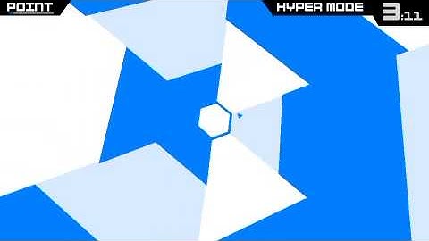 Super Hexagon Hexagoner Hyper mode. 23 Seconds