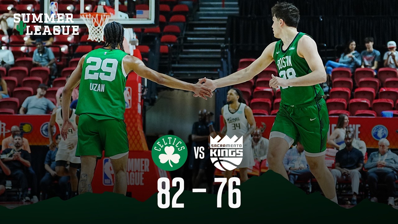 The Boston Celtics get the win over Sacramento Kings 82-76 | Extended Highlights