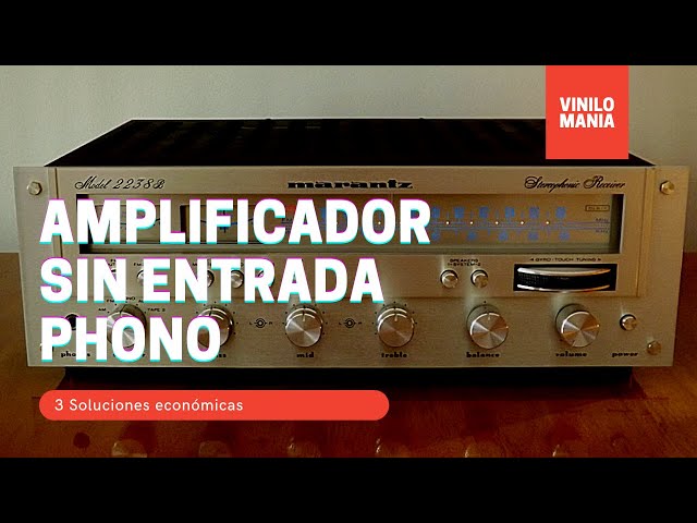 Preamplificador De Tocadiscos Phono, Amplificador Phono De Entrada