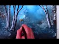 Winter Dream | Acrylic Landscape Painting | Blue Misty Lake