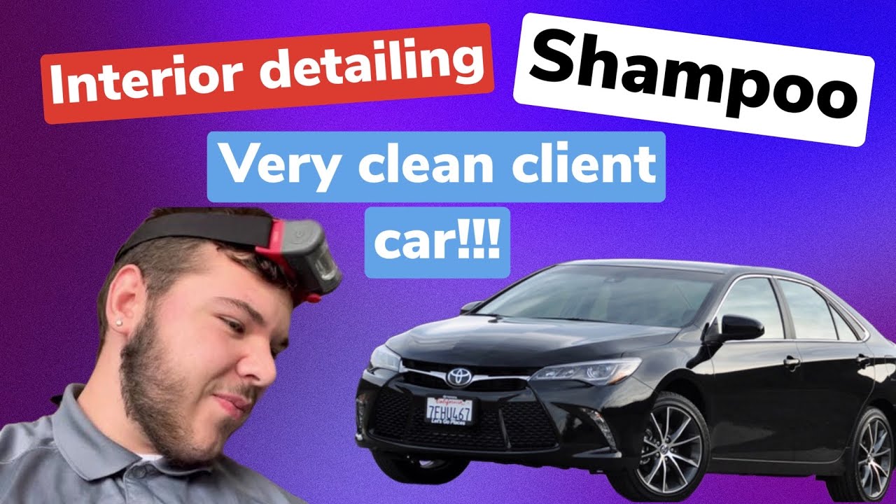 Detailing and shampooing a clients clean car! - YouTube