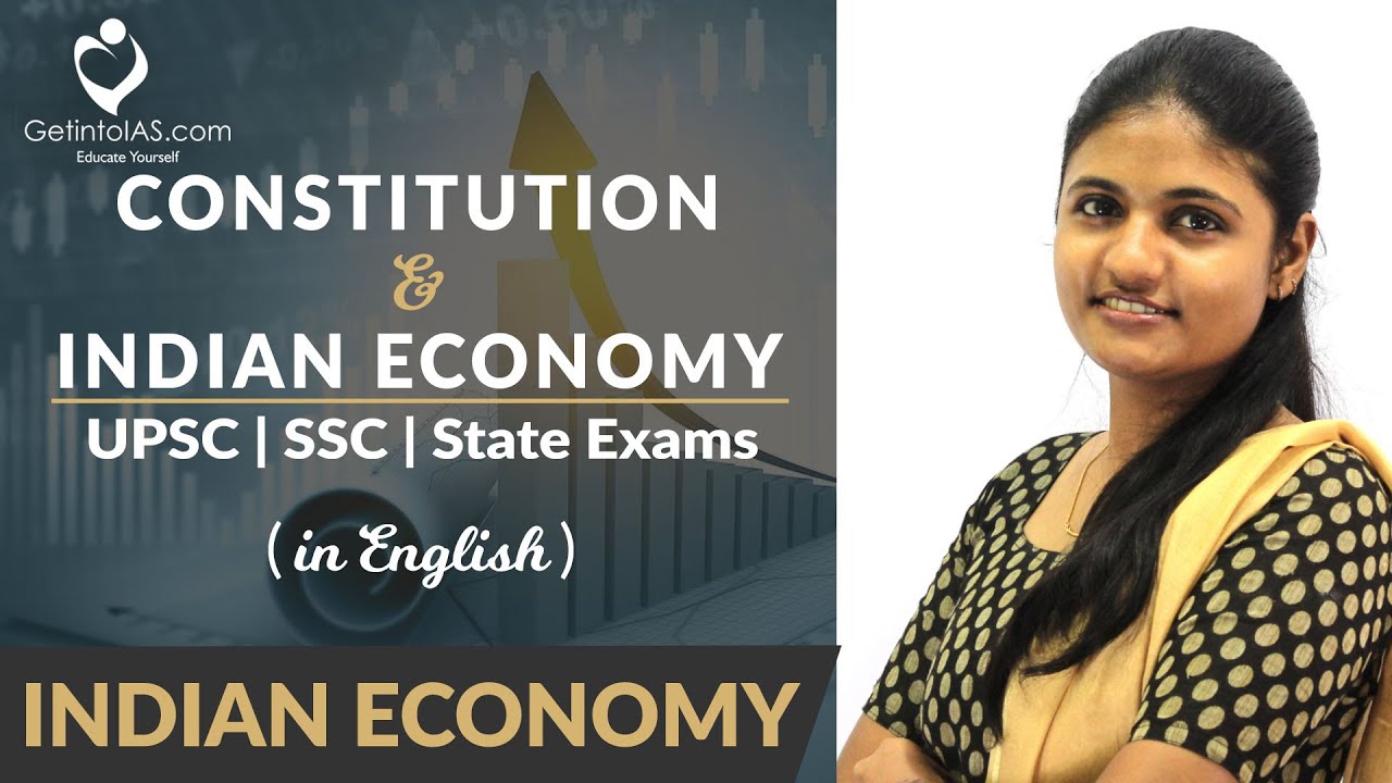 Constitution and Indian Economy | Indian Economy | In English | UPSC ...
