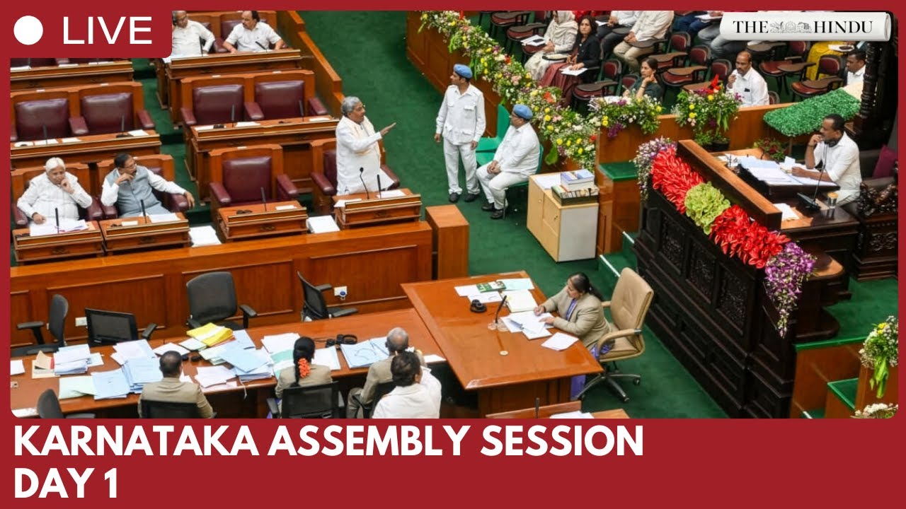 Karnataka assembly session in Bengaluru day 1: Governor Gehlot reads just two lines of his address