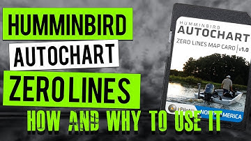 How To Use Humminbird Autochart Zero Lines (and WHY)