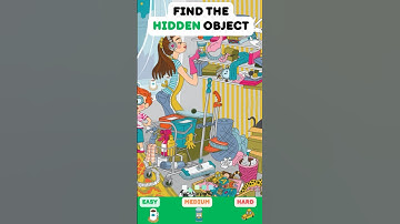 Brain Test: Find The Hidden Objects Test 2 #hiddenobject #puzzle #brainexercise