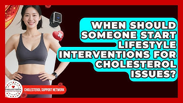 When Should Someone Start Lifestyle Interventions for Cholesterol Issues?