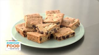 Chocolate-Chunk Cherry Blondie Recipe - Everyday Food with Sarah Carey