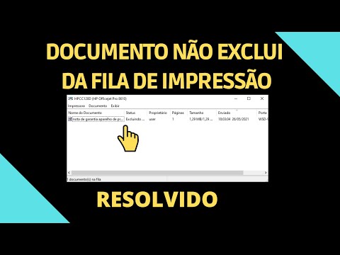 Vídeo: Como cancelo um trabalho de impressão Acesso negado?