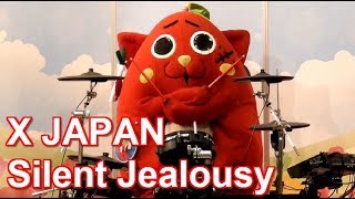 超絶ドラム XJAPAN - Silent Jealousy【にゃんごすたー nyangostar】酸欠で倒れる 2019/06/29