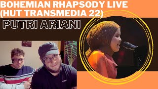 BOHEMIAN RHAPSODY PERFORMANCE - PUTRI ARIANI (UK Independent Artists React) Hut Transmedia 22 live!!