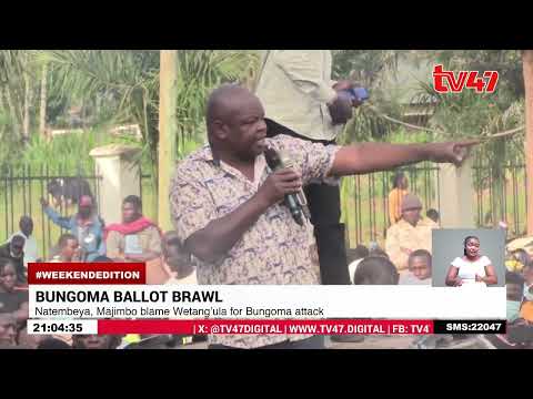 Chaos In Bungoma Shots Fired Homes Vandalized Natembeya And Majimbo Blame Wetang Ula