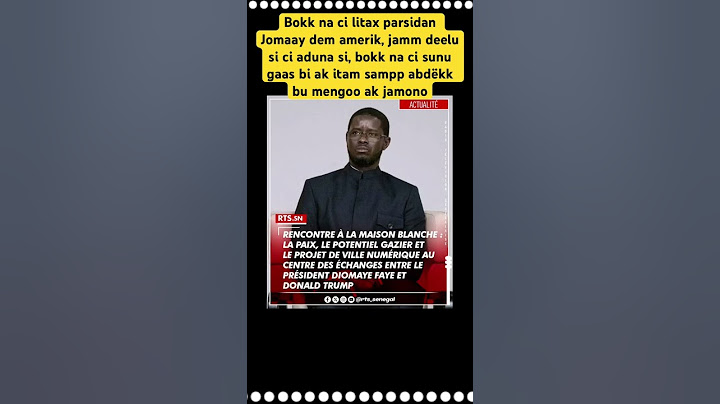 Thèmes rencontre Trump Diomaye. #motivation #afrique #duet #xalaattv #sonko #senegal #usa #shorts