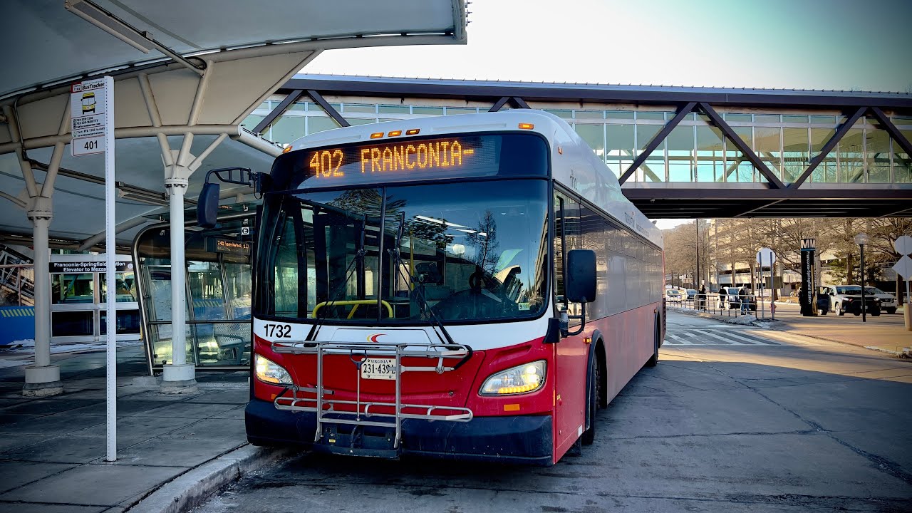Fairfax Connector: 2017 New Flyer XD40 1732 (Ex-Wolfline) on Route 401