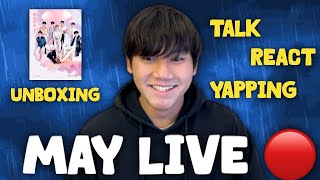 MAY LIVE 🔴 Album Unboxing (ZB1 Japan), REACT, TALK, YAP lol