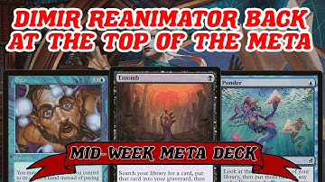 DIMIR REANIMATOR BACK AT THE TOP OF THE META! Legacy Challenge Winning UB Reanimator Combo Tempo MTG