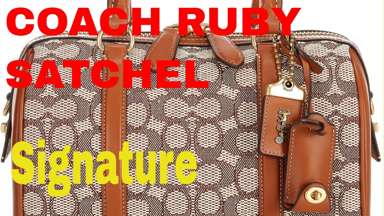 Coach Ruby Satchel 18 in Colorblock and Signature | Coach Bestseller | Handbag Pick