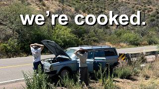 Our car broke down. It was the funniest thing ever