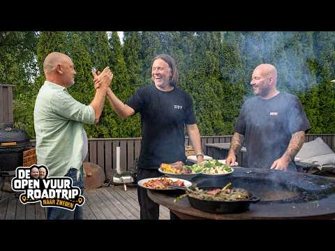 BBQ T-bone & paardenentrecote met gegrilde spitskool en koolrabi | De Open Vuur Roadtrip naar Zweden