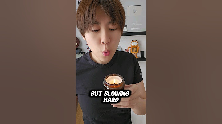 Why can you blow out a candle flame according to science? #science