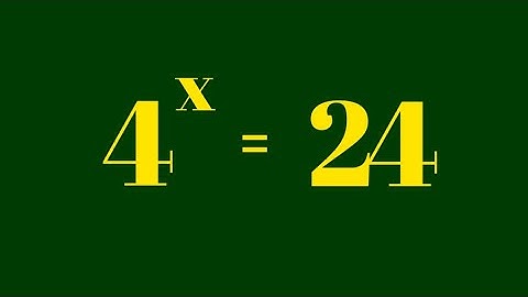 Nice Olympiad Exponential problem | Solve for 