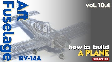 RV-14A Build: Aft Fuselage 10.4 - How to Build A Vans RV-14A Airplane #aviation #vansaircraft