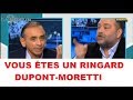 Gros clash zemmour vs dupondmoretti