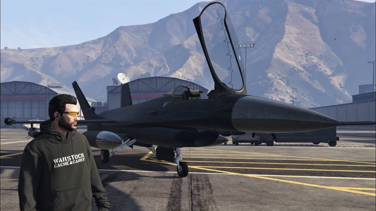 JoBuilt P-996 LAZER GTA 5 - screenshots, descrição e especificações do avião