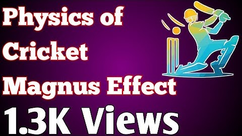 understanding cricket 🏏 through magnus effect | spin ball tricks |