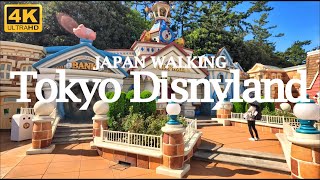 [4K Japan Walking] Tokyo Disneyland Let's go around the park like a walk