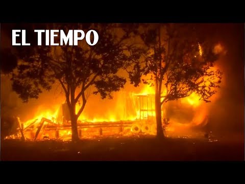 Los incendios en