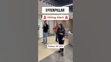 Caterpillar Hiring Alert 🚨 🔗#jobshiring#interviewtips #interviews #education #edyoda #edyodadigitalu