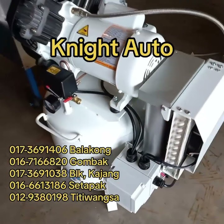 SWAN Air Compressor PV202-50D: 2HP, 8Bar, FAD100L/min, 1phase #aircompressor  #swan