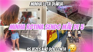 Isso e oque eu vivo todo dia 🫤| Uma luta diária 😫 | tem dias que não dou conta 😨| mãe de 5