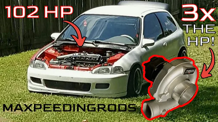 BOOSTING MY EG HATCH BUILD! ($1000 MAXPEEDINGRODS Turbo kit unboxing) EP:1