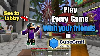 How to play cubecraft games with friends in same team screenshot 4