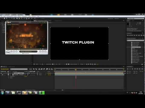 CZTUTORIÁL – After Effects 044 – Twitch plugin