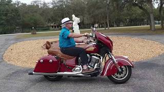 Getting familiar with my new Indian Motorcycle