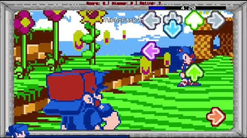 Fnf Sonic.exe rerun: top loader v5 with lyrics 2.0 (epilepsy warning)