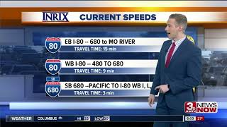 Poor road conditions around Omaha Tuesday