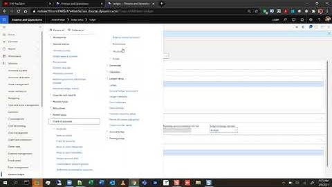 Session 13 - General Ledger Configuration ( Microsoft Dynamics 365 )