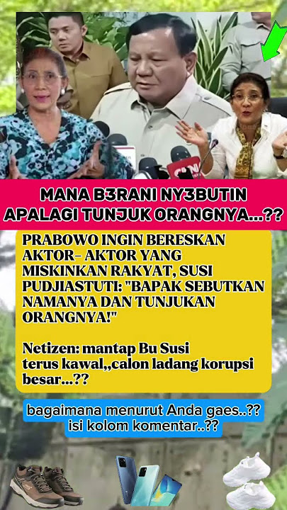 SUSI MANA B3RANI NY3BUTIN APALAGI TUNJUK ORANGNYA