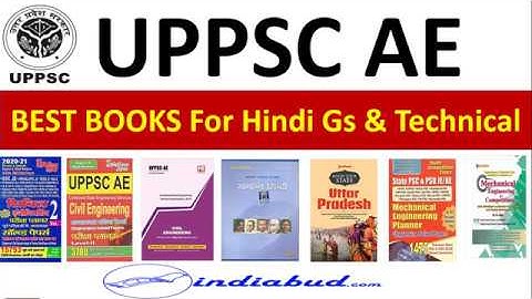 Best Books for UPPSC Assistant Engineer Exam l Hindi, GS, Technical l CIVIL & ME