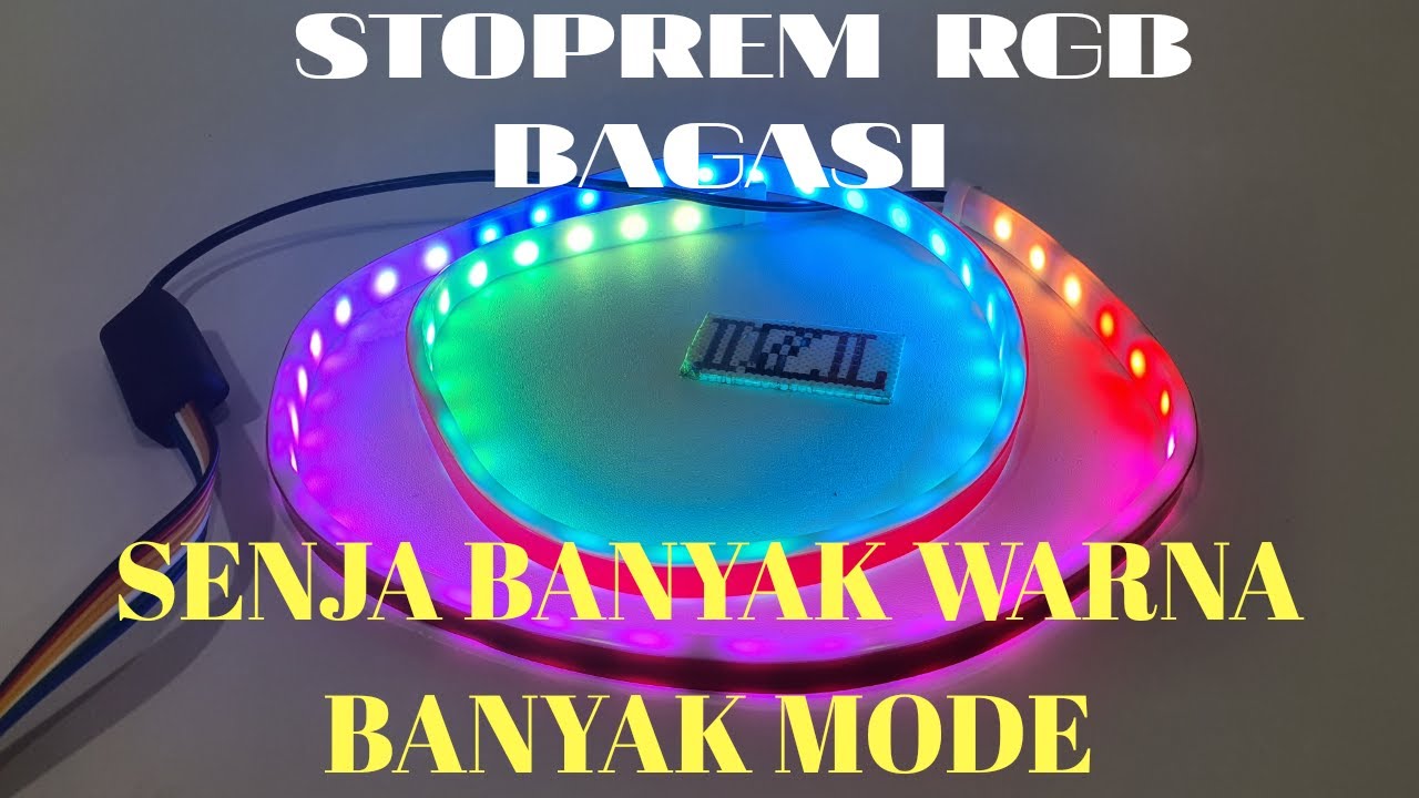 LAMPU LED STRIP BAGASI RGB 120 CM TAIL LAMP 5 MODE 120CM SEIN SEGITIGA STOPREM PELANGI