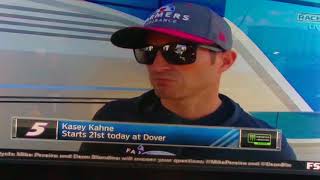 Kasey Kahne Dover Raceday interview October 1, 2017