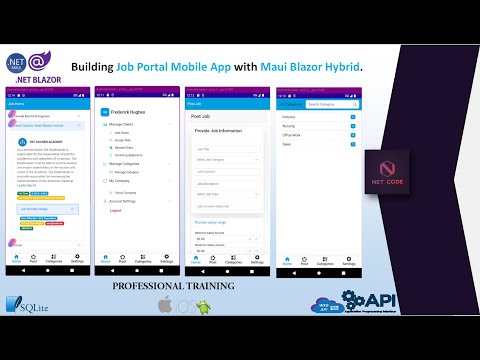 Job Portal Magic: Crafting a Mobile App with .NET MAUI Blazor Hybrid Goodness! 📱✨