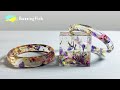 How to make a BRACELET and PAPERWEIGHT. Dried Flowers 🌼 and Resin