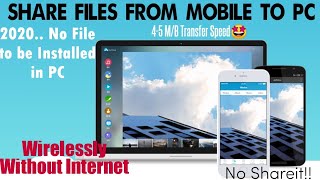 Share it Alternative | Transfer Files From Mobile to PC without USB, Internet |AirMore File Transfer screenshot 3