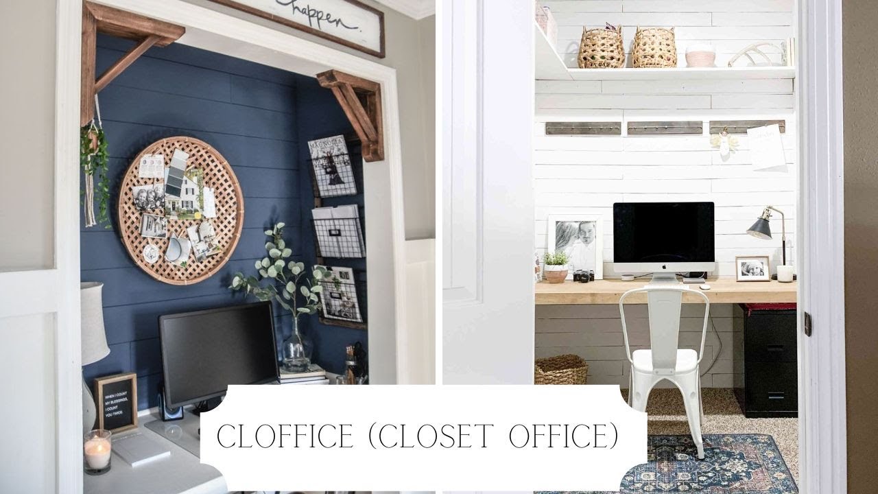 21 Cloffice Ideas. How to Turn a Closet into an Office